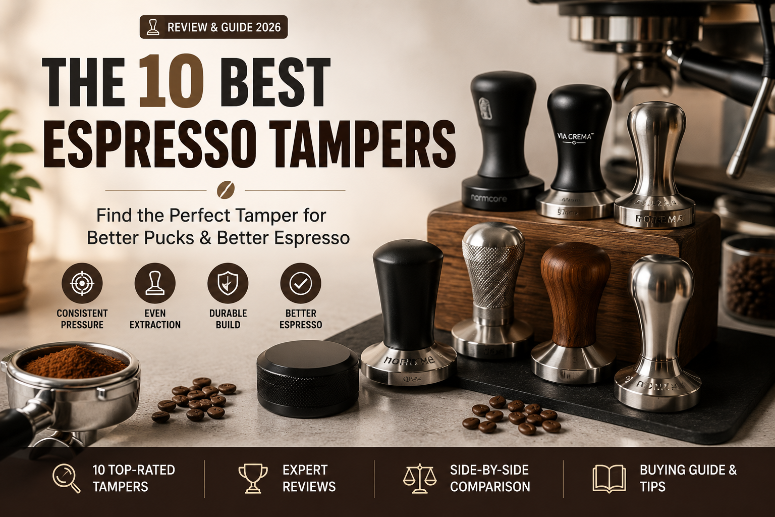 The 10 Best Espresso Tampers of 2026 – Expert Reviews