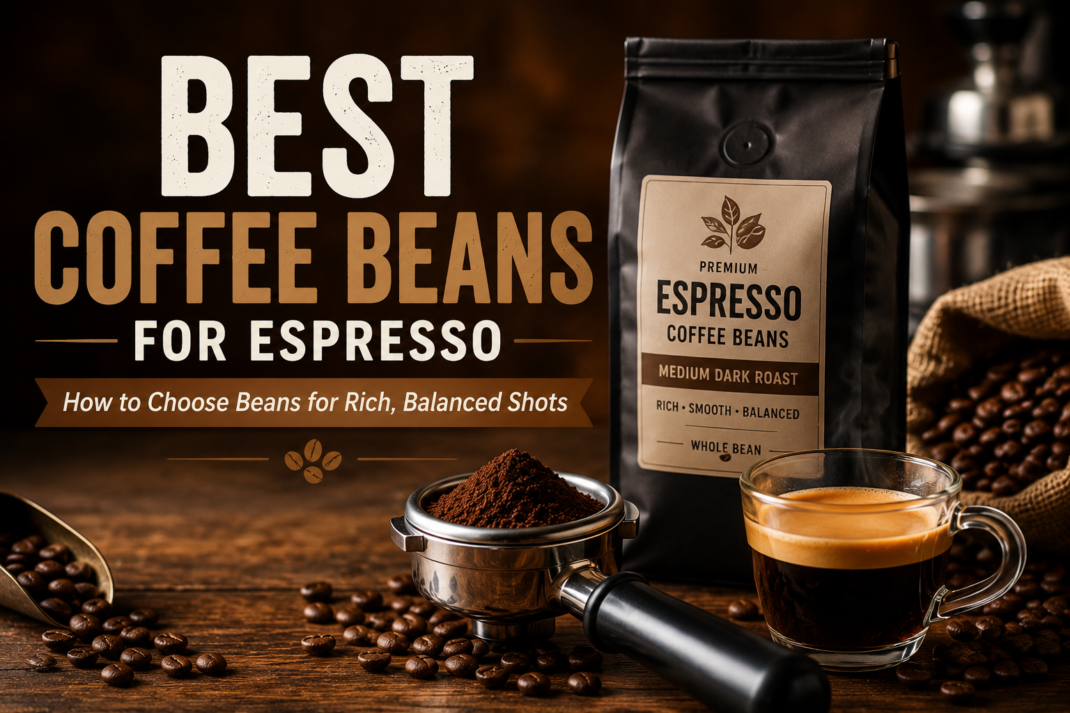 Best Coffee Beans for Espresso: How to Choose Beans for Rich, Balanced Shots