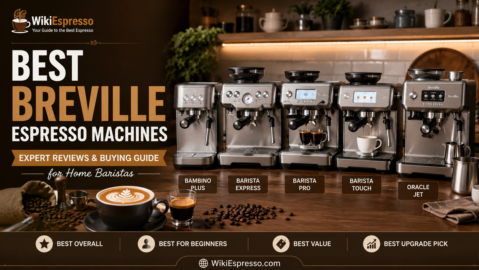 The 9 Best Breville Espresso Machines in 2026: Compared & Reviewed
