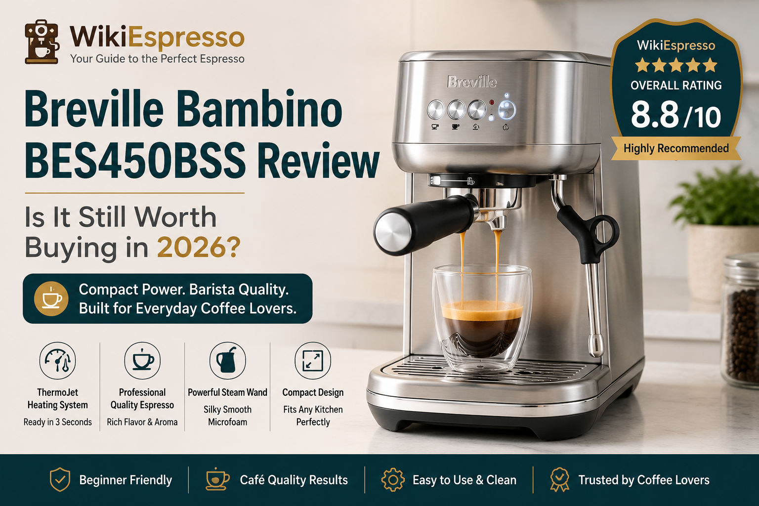 Breville Bambino BES450BSS Review (2026): Is It Still Worth Buying?
