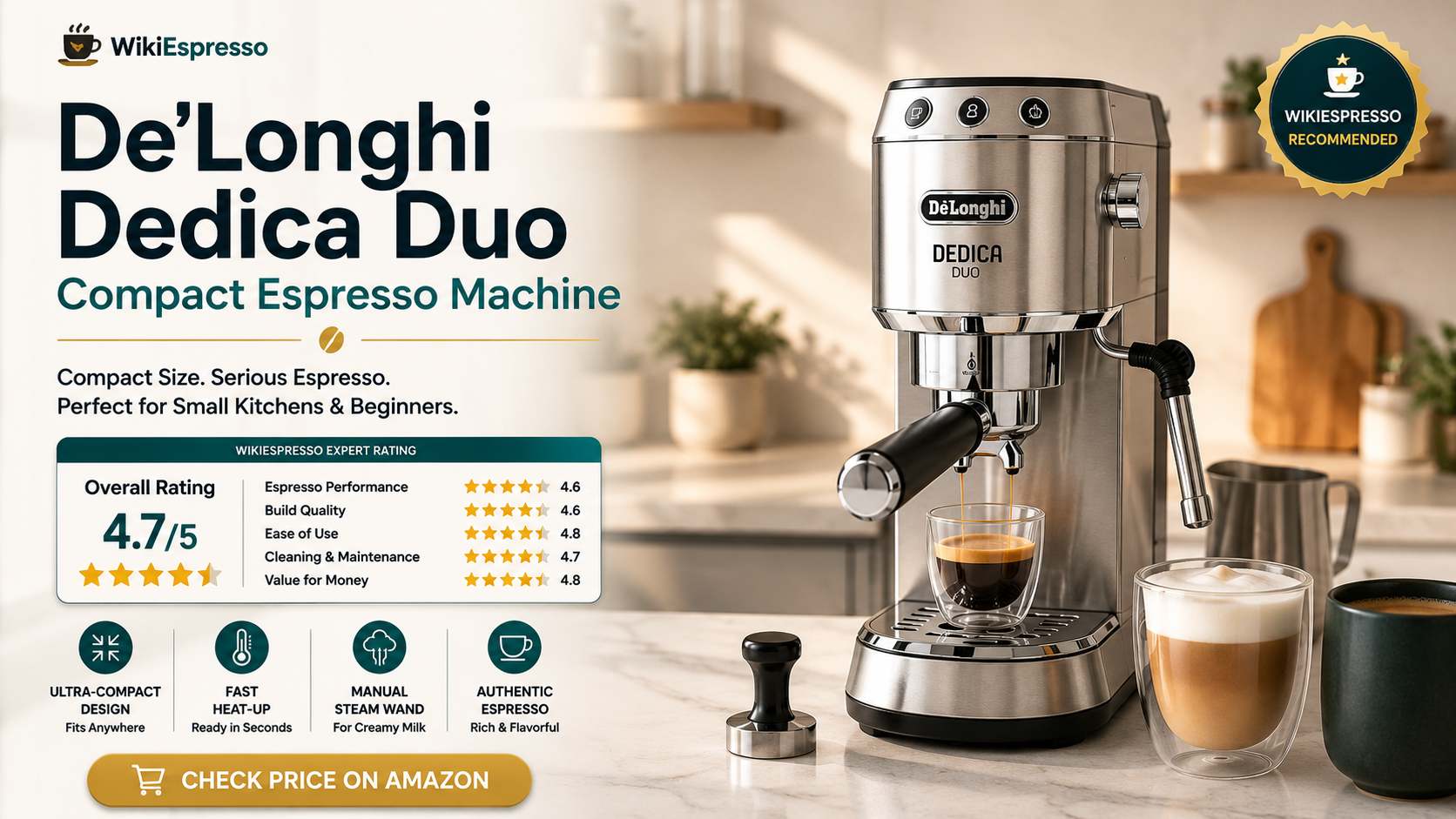 De’Longhi Dedica Duo Compact Espresso Machine: Is It Worth Buying in 2026?