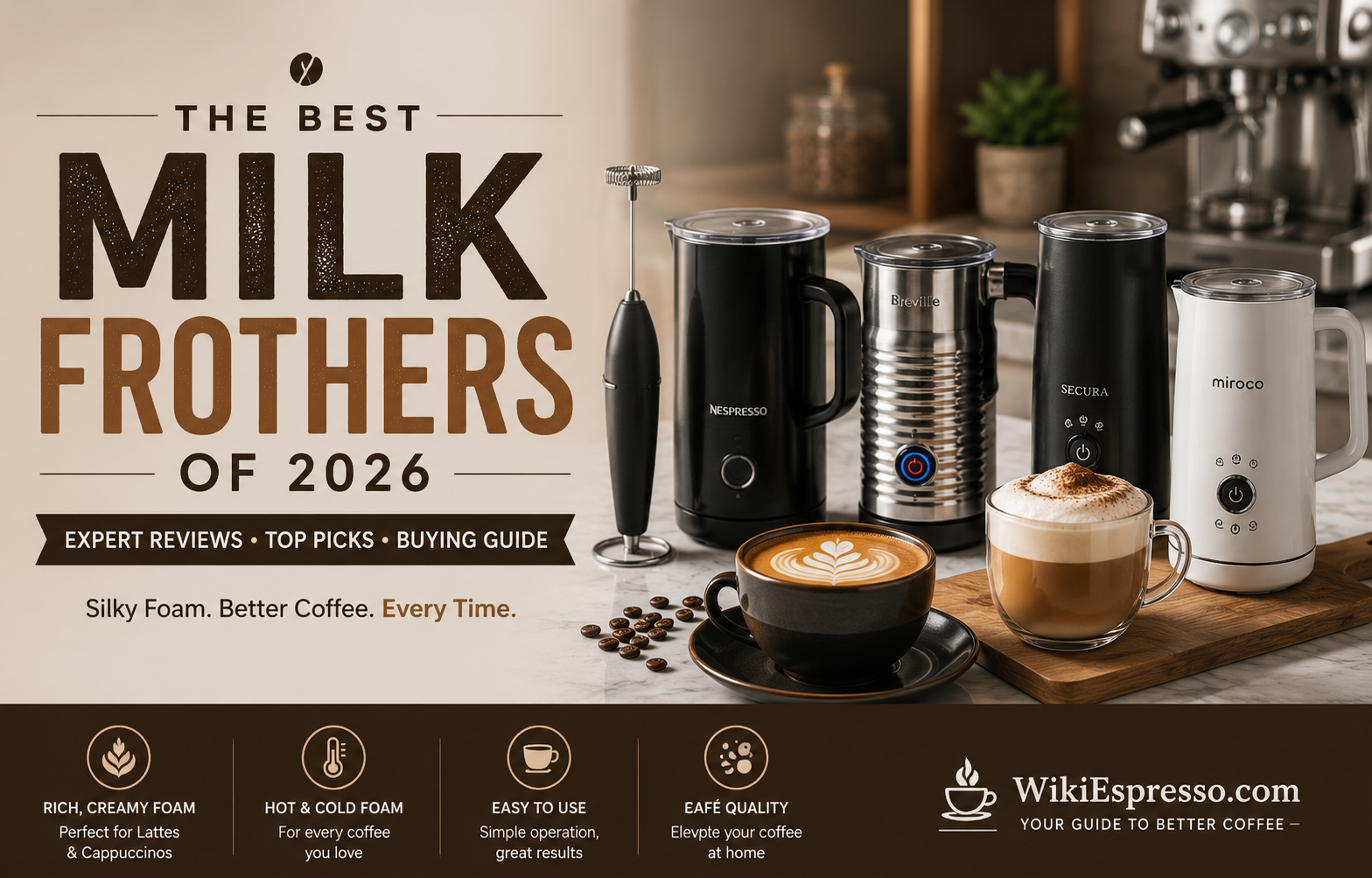 Milk Frothers of 2026 – Expert Reviews