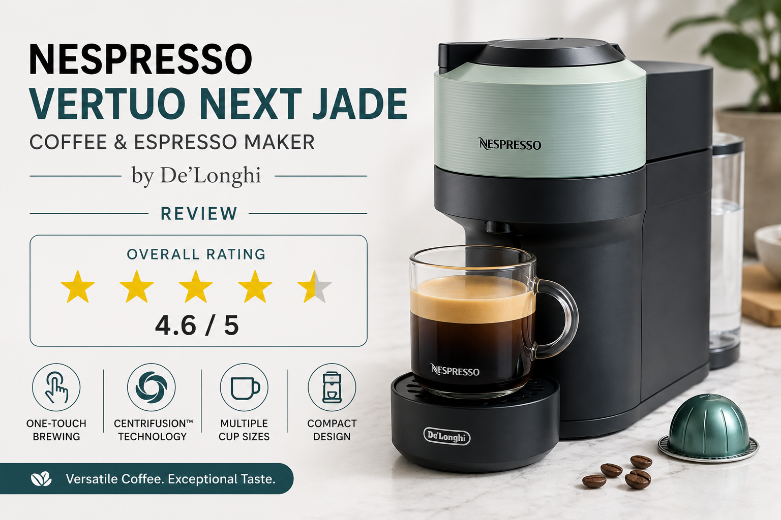 Nespresso Vertuo Next Jade Review: Is It Worth Buying in 2026?: Is It Worth Buying in 2026?